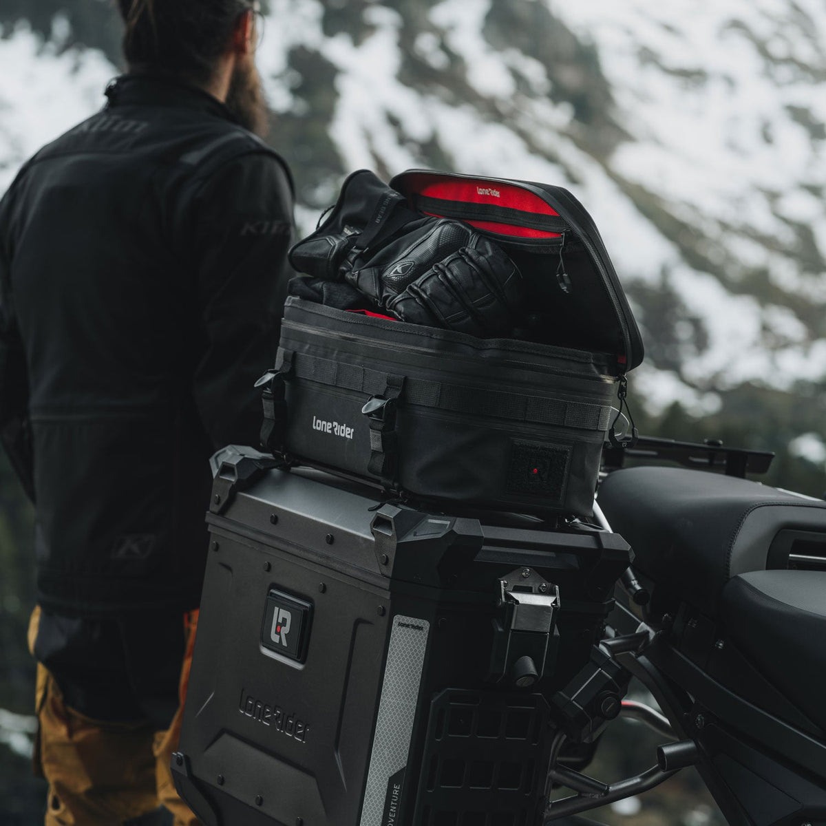 Lone Rider Pannier Pack V2 Yan Çanta Üstü Çanta Seti — Ürün görseli 12