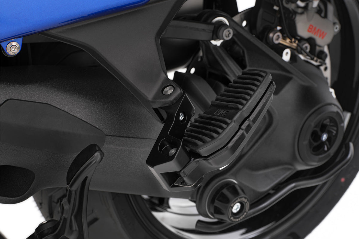 Wunderlich BMW R 1300 RT için Wunderlich ERGO Yolcu Ayak Dayama Yeri Alçaltma Kiti - siyah