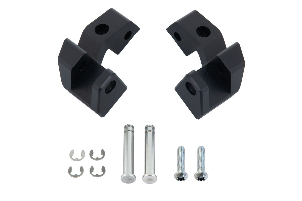 Wunderlich BMW R 1300 RT için Wunderlich ERGO Yolcu Ayak Dayama Yeri Alçaltma Kiti - siyah