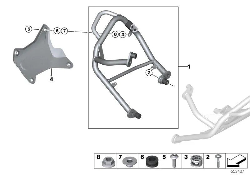 BMW R1300GS Adventure Koruma Demiri Sağ