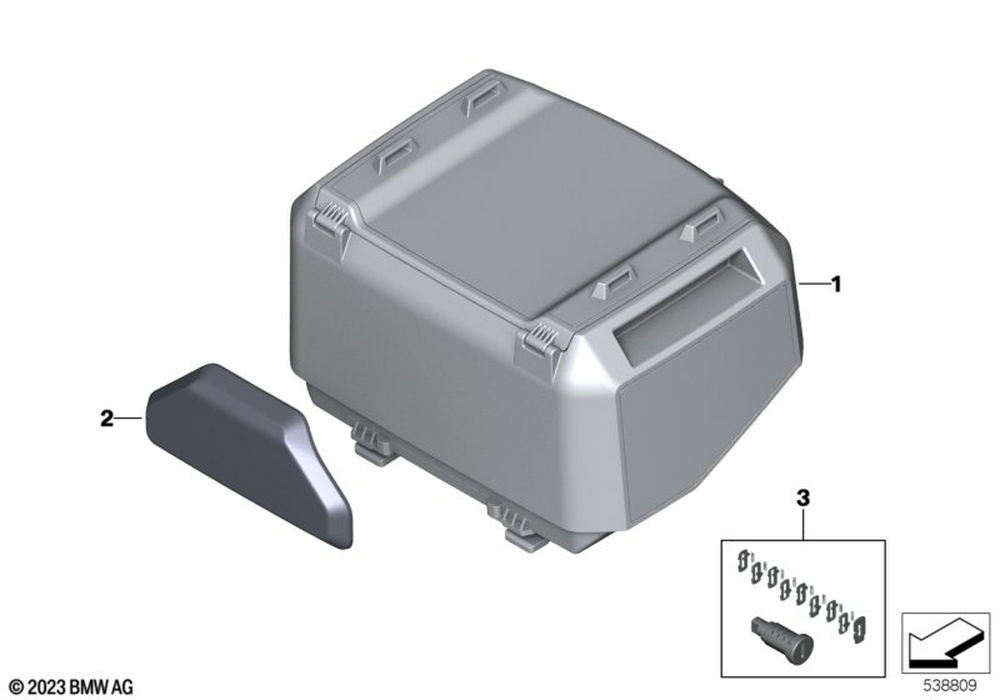BMW R1300GS Adventure Sırt Dayama Pedi