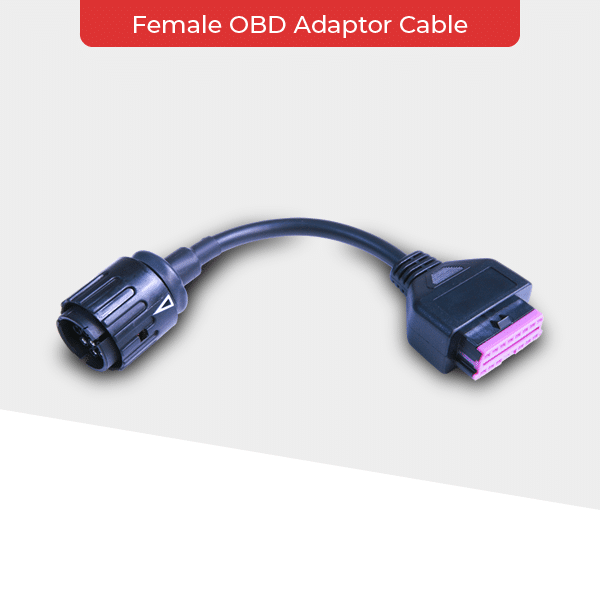 HEX GS-911 Female OBD Adaptör Kablosu – OBD-II Cihazdan 16-Pin Diagnostik Porta Uyumlu (16 pin cihazı 10 pinli motosiklette kullanmak için)
