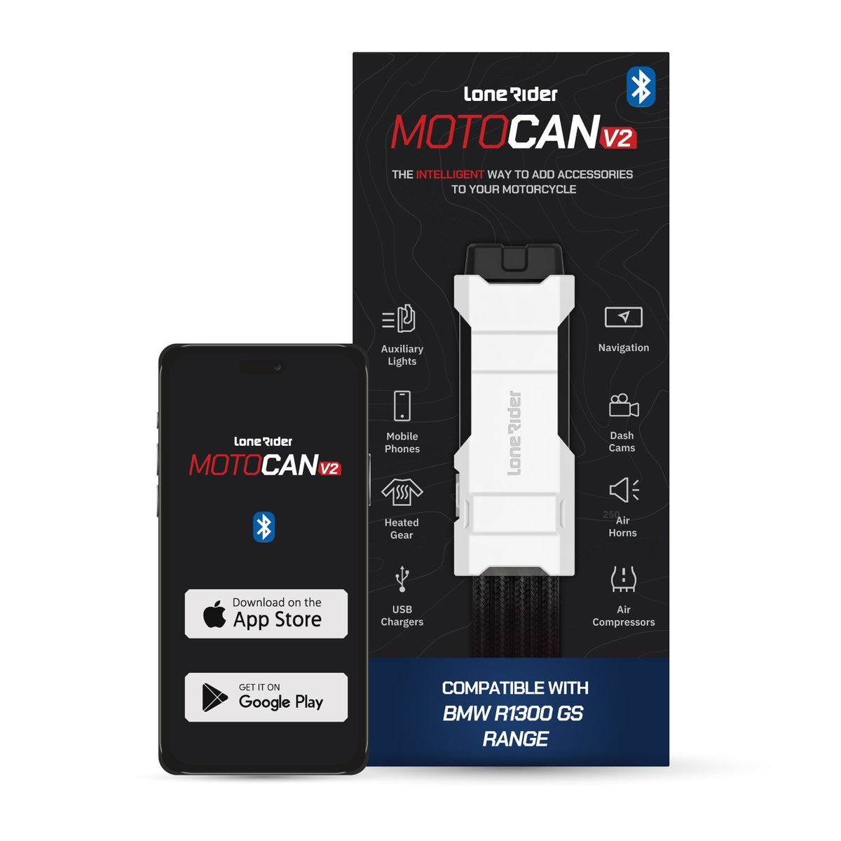 Lone Rider MotoCAN V2 Motosiklet Aksesuar Yönetim Sistemi — Ürün görseli 1