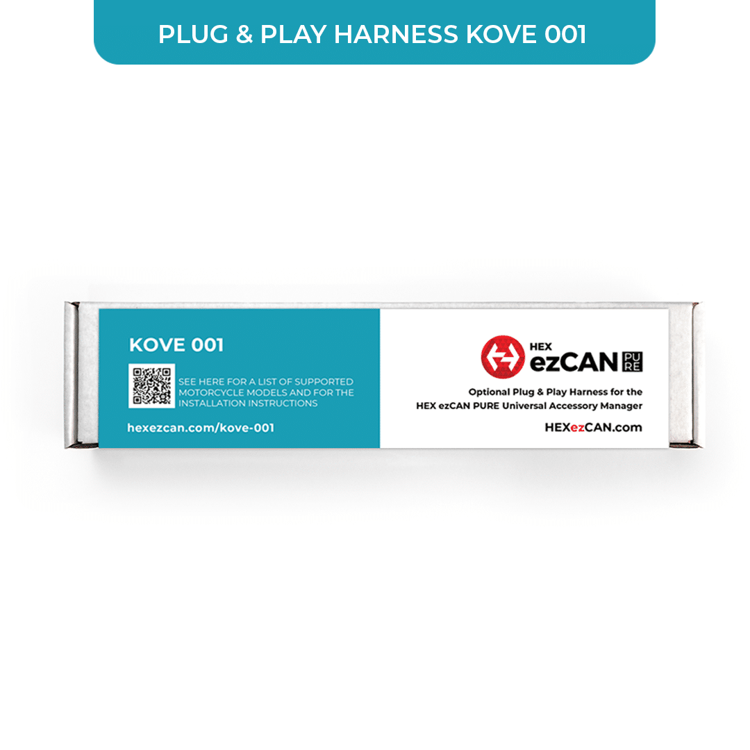 HEX ezCAN PURE Plug & Play Kablo Seti – Kove 800X / Rally / Pro / Touring Uyumu
