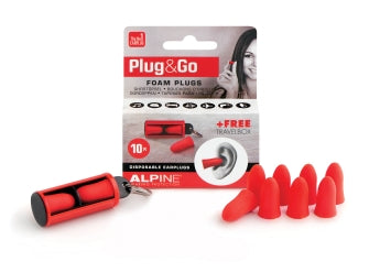 Alpine Plug&Go 10'lu Köpük Kulak Tıkacı Paketi