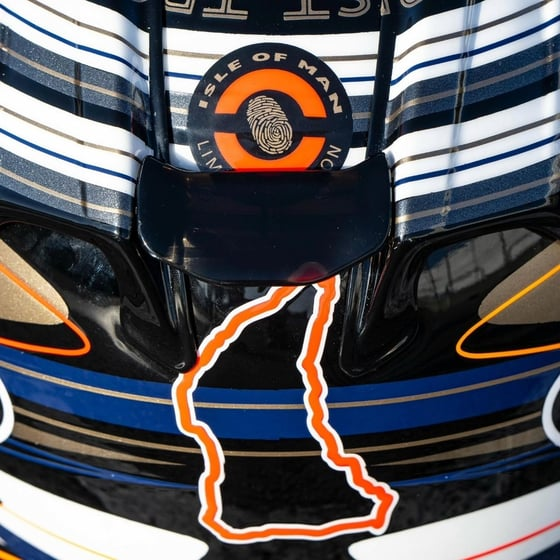 Arai RX-7V Evo IOM TT 2026 detay 4