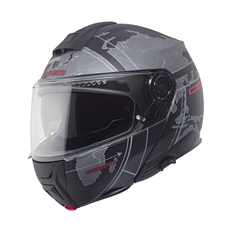 Schuberth C5 Çene Açılır Motosiklet Kaskı Globe Black