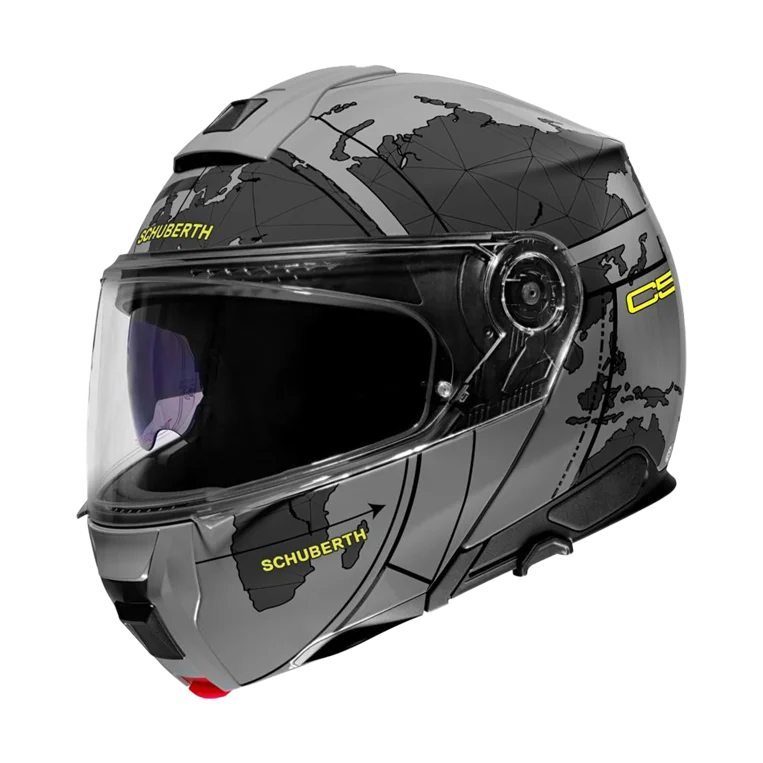 Schuberth C5 Çene Açılır Motosiklet Kaskı Globe Grey