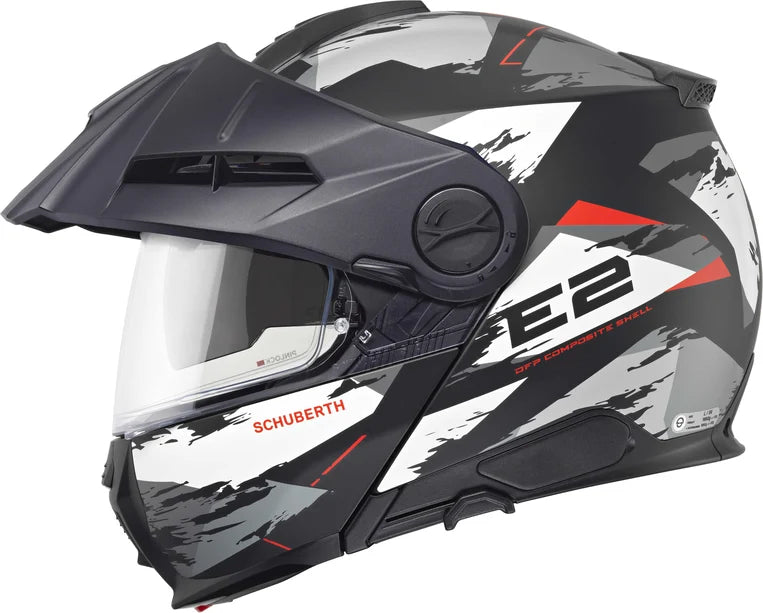 Schuberth E2 Çene Açılır Motosiklet Kaskı Trail Grey