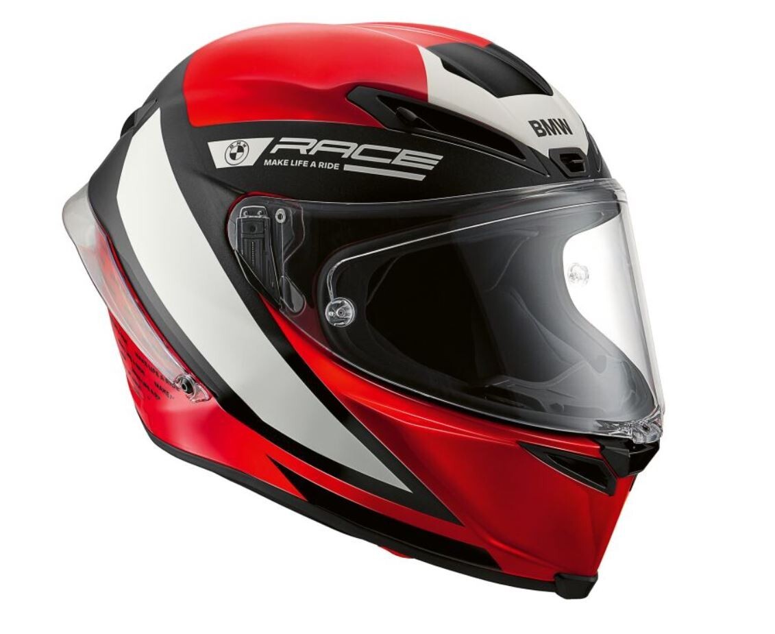 BMW M Pro Race Kask Kırmızı