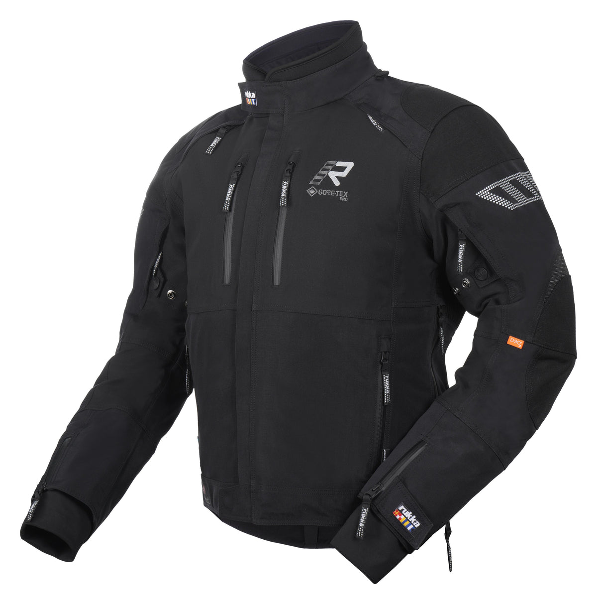 Rukka Armageddo-R Gore-Tex Pro Erkek Kışlık Motosiklet Montu Siyah/Beyaz-990