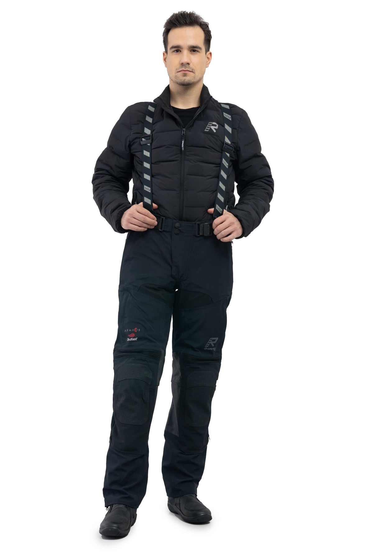 Rukka Shield-R Gore-Tex Pro Erkek Kışlık Motosiklet Pantolonu C1 Kısa Paça Siyah-999