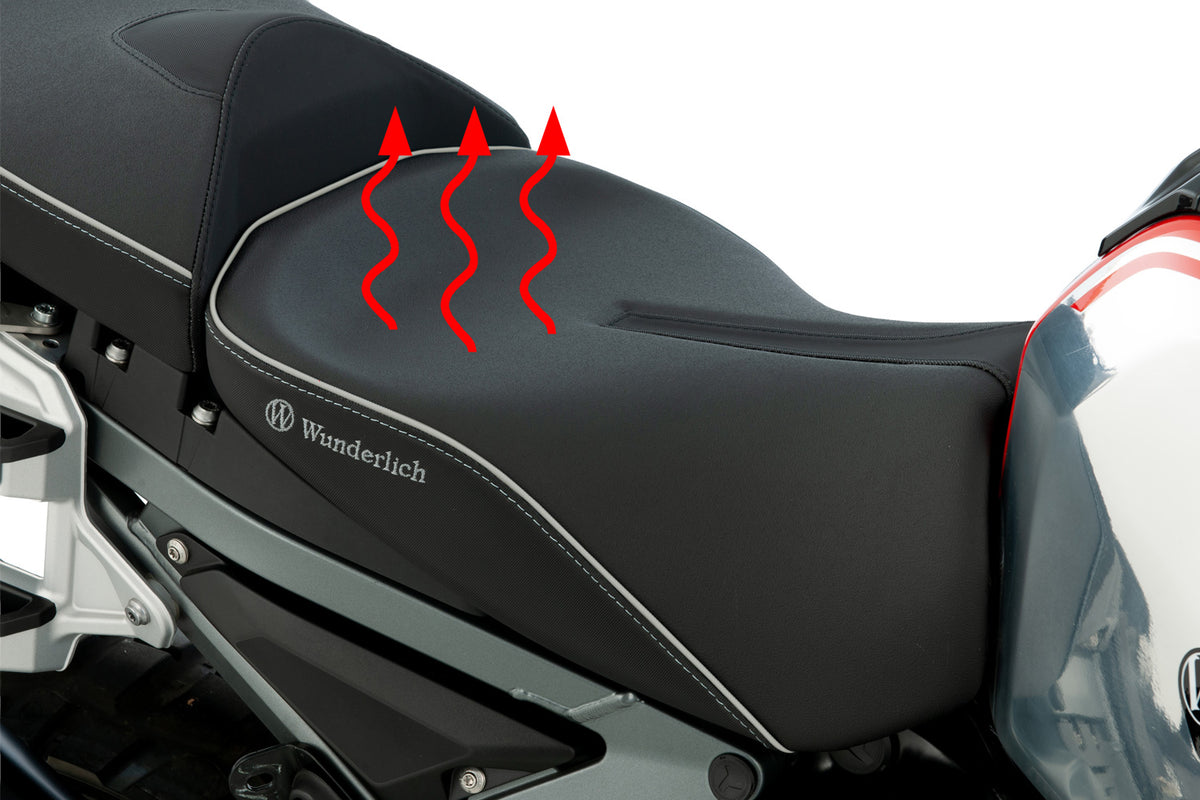 Wunderlich R1300GS Adventure AktivKomfort Isıtmalı Ön Sele - Siyah