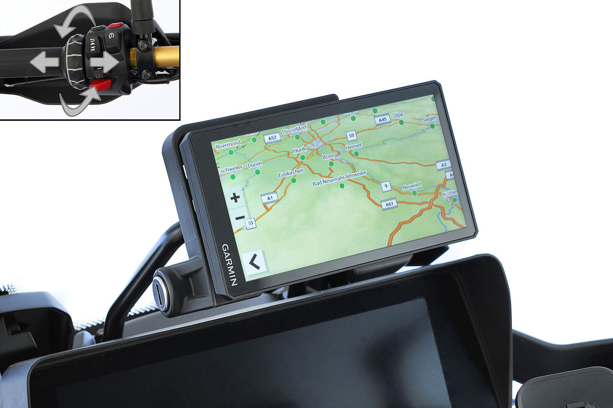 Wunderlich Garmin Zumo XT2 / XT3 Wonder Wheel Plug & Ride Adaptörü