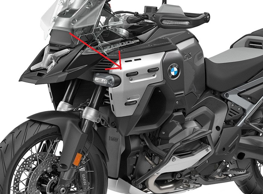 MH Carbon R1300GS Adventure Radyatör Kapakları - Çift