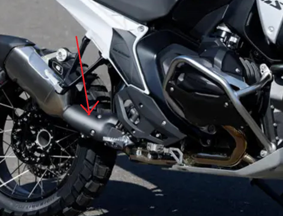 MH Karbon Egzoz Alt Parçası BMW R1300GS 2025 GS ADV