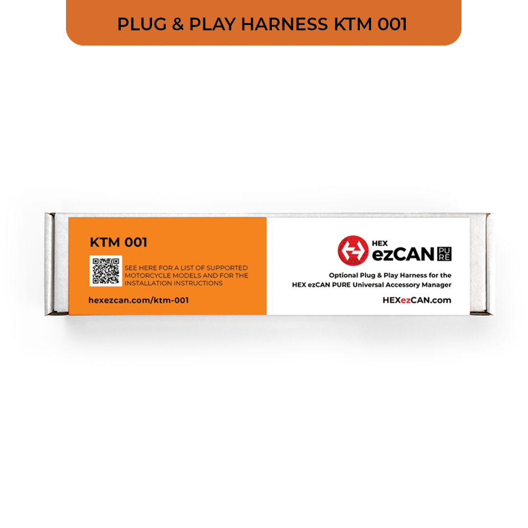 HEX ezCAN PURE Plug & Play Kablo Seti – KTM 390 Uyumu