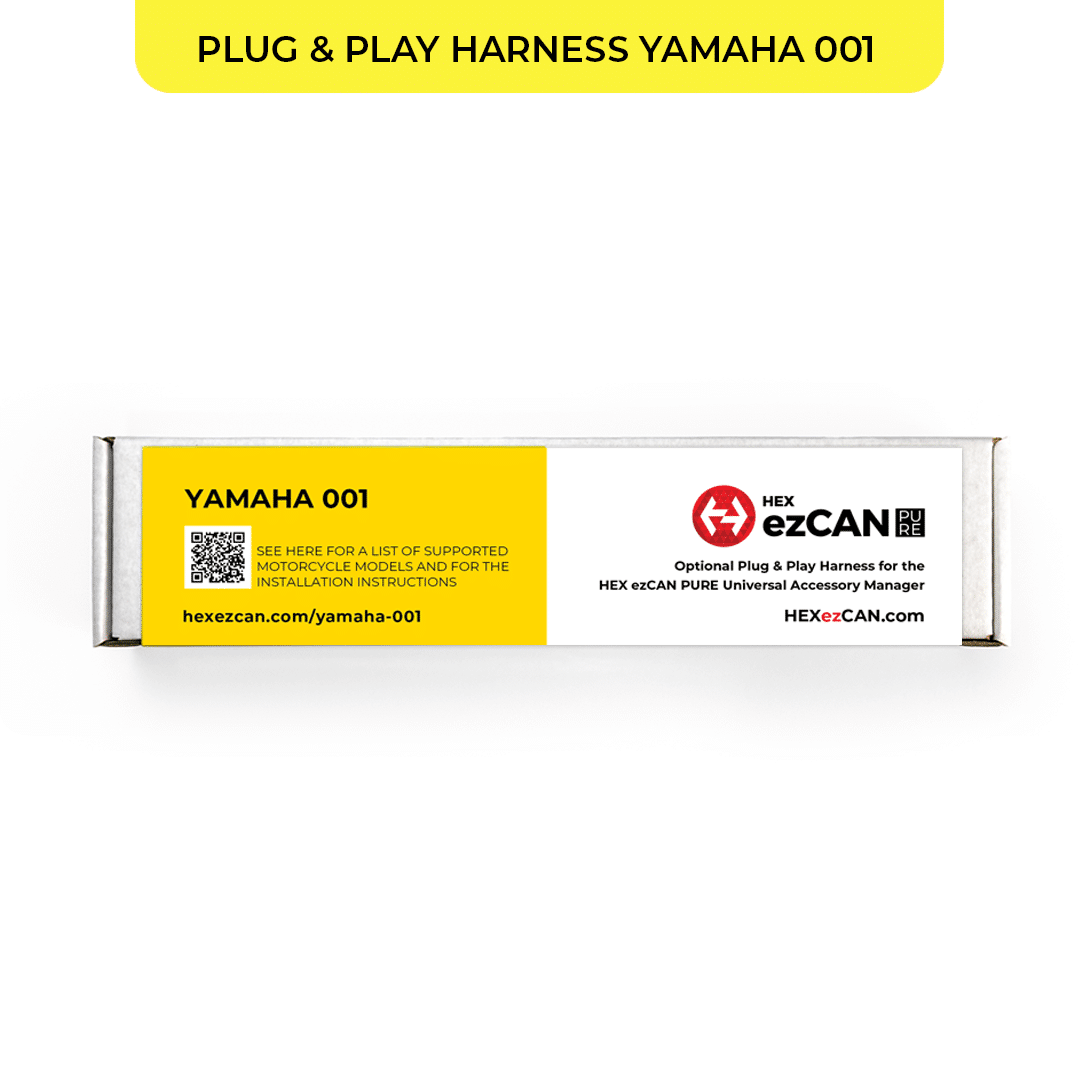 HEX ezCAN PURE Plug & Play Kablo Seti – Yamaha Tenere 700 2025+ Uyumu