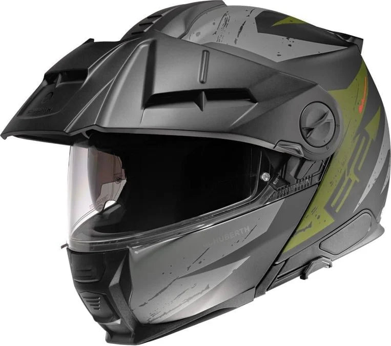 Schuberth E2 Çene Açılır Motosiklet Kaskı Explorer Green