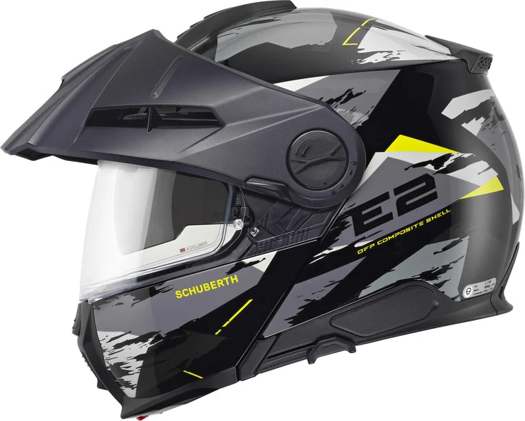 Schuberth E2 Çene Açılır Motosiklet Kaskı Trail Yellow