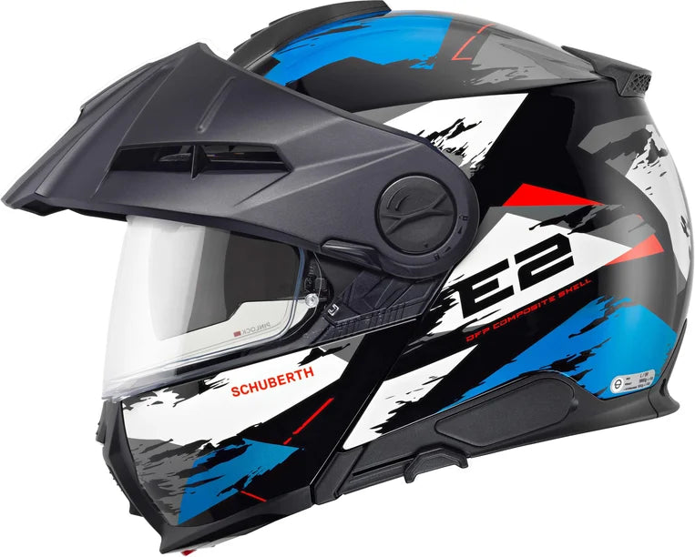 Schuberth E2 Çene Açılır Motosiklet Kaskı Trail Blue