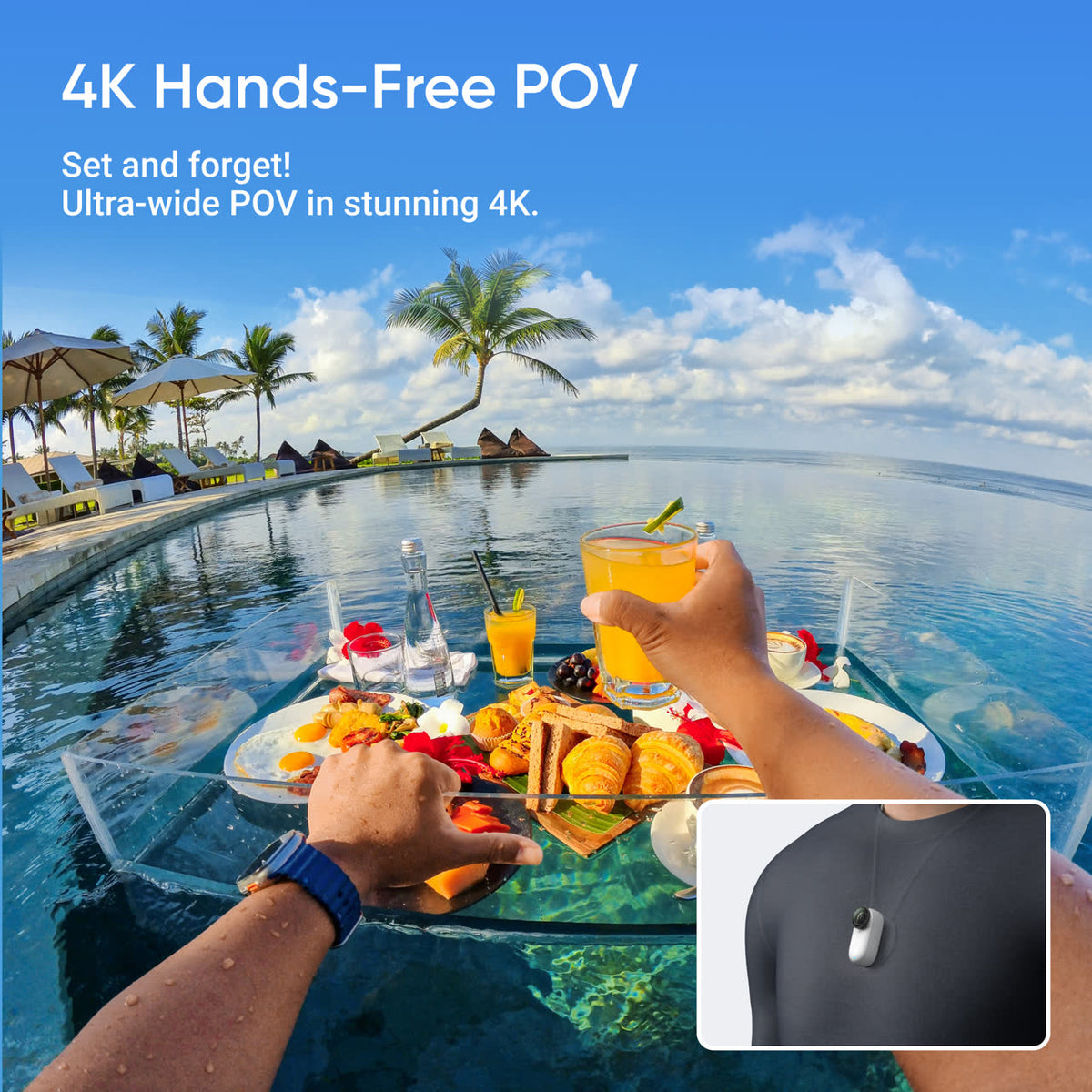 Insta360 GO 3S | Cosmic Black | 128GB | Standard Bundle