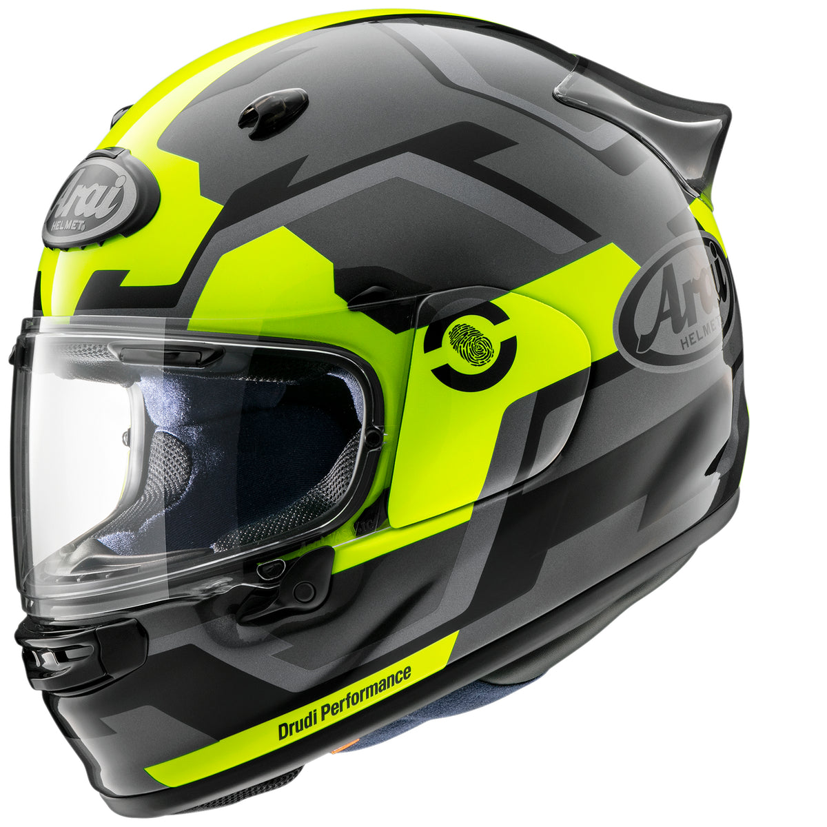 ARAI Quantic Face Fluor Yellow Kapalı Kask