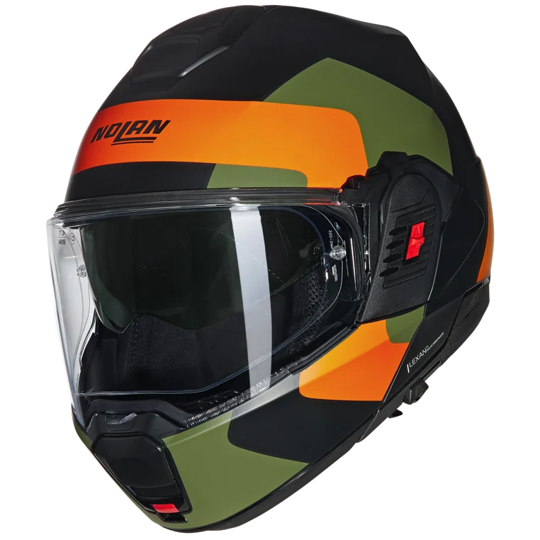 Nolan N120-1 Çene Açılır Motosiklet Kaskı Omocromo 345