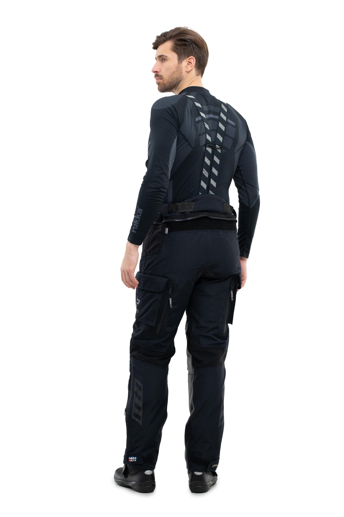 Rukka Ecuado-R Gore-Tex Pro Erkek Kışlık Motosiklet Pantolonu C2 Normal Paça Siyah-999