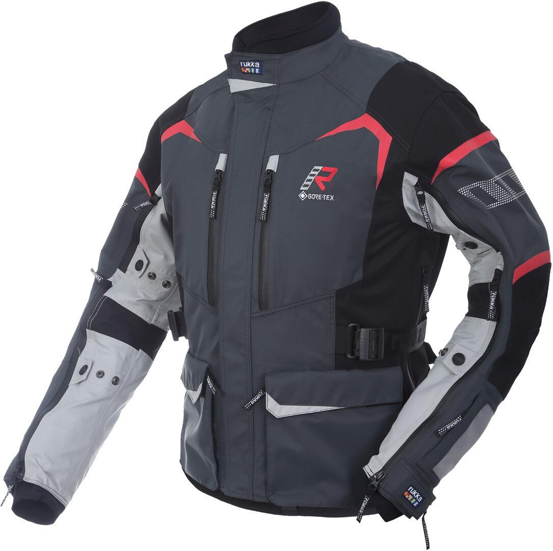 Rukka Rimo-R Gore-Tex Erkek Mevsimlik Motosiklet Ceketi Antrasit-290